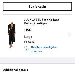 Long belted cardigan